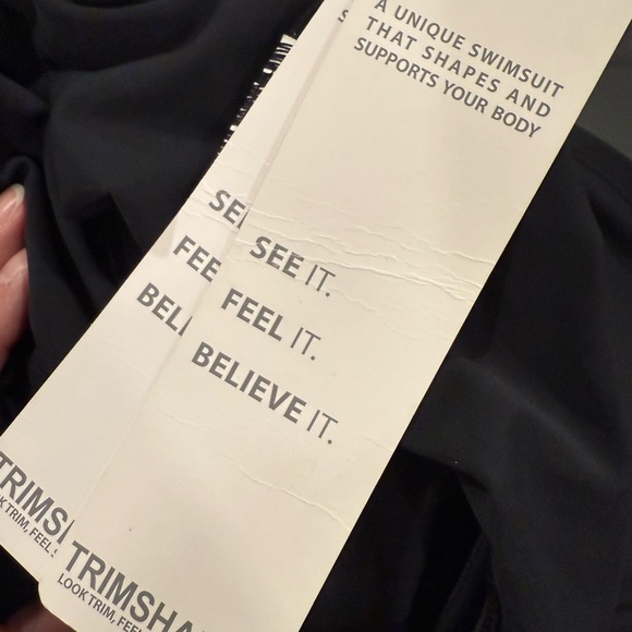 Women’s Trimshaper Black Slimming Swim Skirt Versatile Beach Pool Vacation - Picture 7 of 9